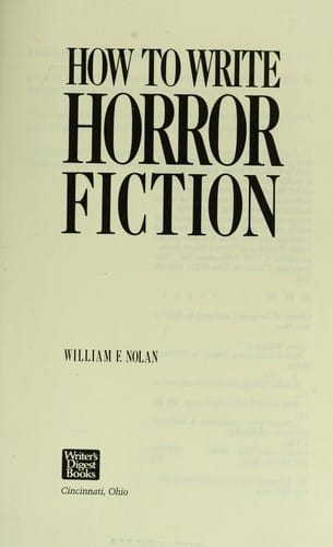 How to write horror fiction