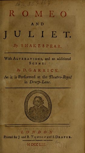 Romeo and Juliet, 1750