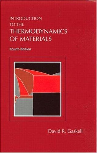 Introduction to the thermodynamics of materials