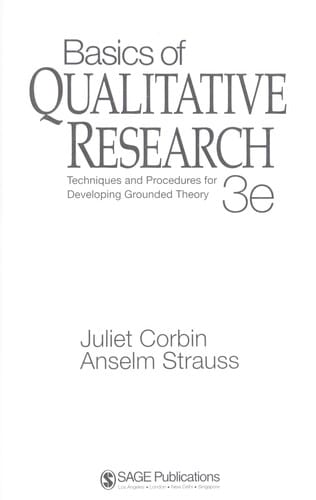Basics of qualitative research