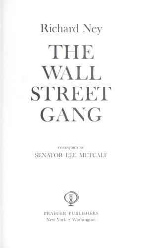The Wall Street gang