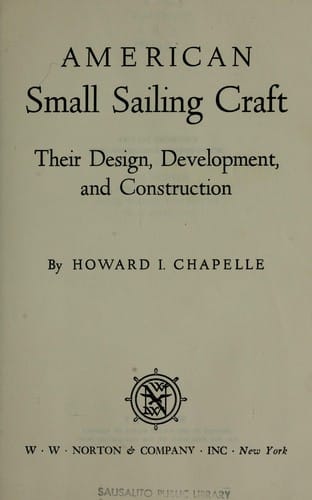 American small sailing craft, their design, development, and construction