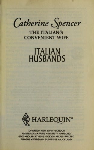The Italian's convenient wife