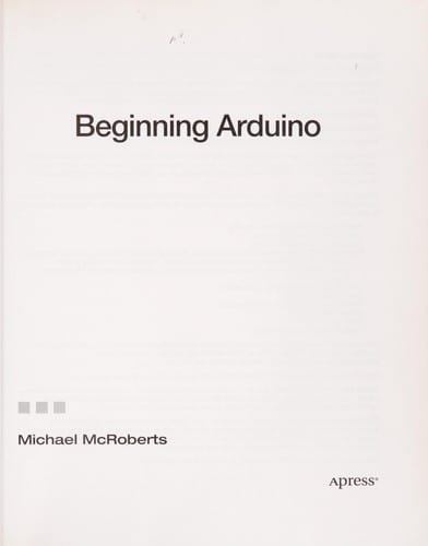 Beginning Arduino