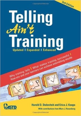 Telling ain't training
