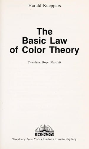 The basic law of color theory