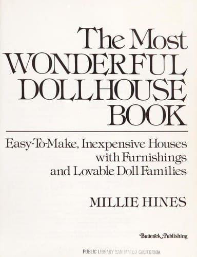 The most wonderful dollhouse book