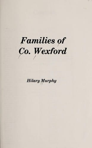 Families of Co. Wexford