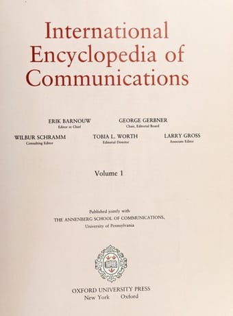 International encyclopedia of communications