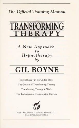 Transforming Therapy a New Approach to Hypnotherapy/ With Csst