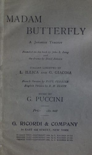 Madama Butterfly