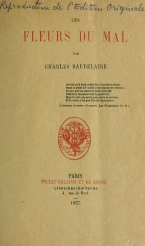Les fleurs du mal