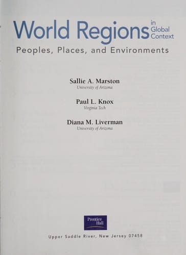 World regions in global context