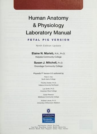Human anatomy and physiology laboratory manual