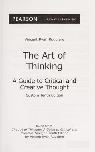 The art of thinking