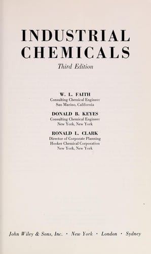 Industrial chemicals