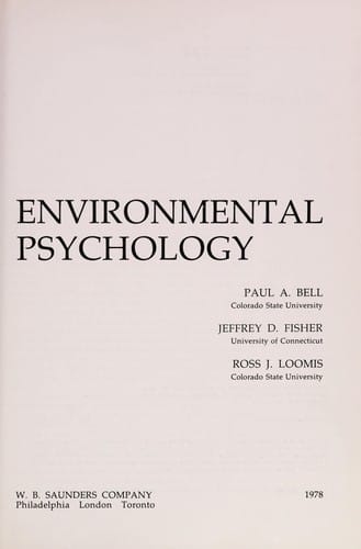 Environmental Psychology