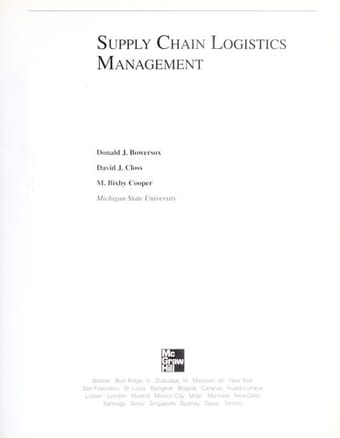 Supply chain logistics management