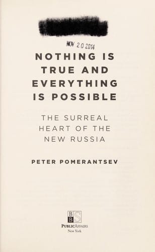 Nothing is true and everything is possible