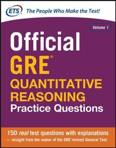 Official GRE Quantitative Reasoning Practice Questions, Volume 1