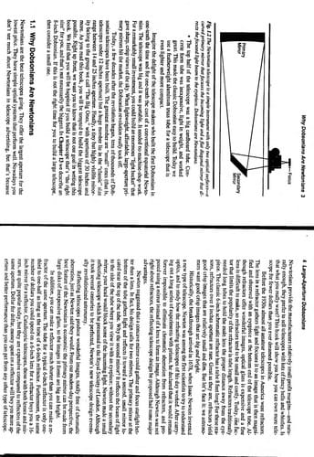 The Dobsonian telescope