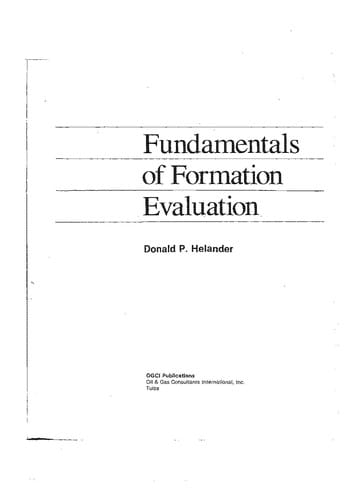 Fundamentals of formation evaluation