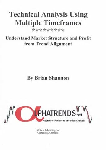 Technical analysis using multiple timeframes