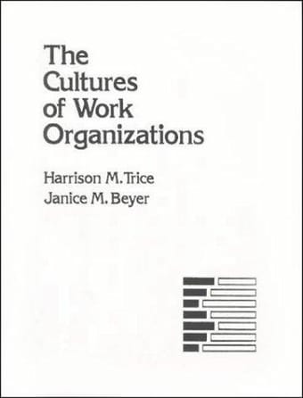 The cultures of work organizations