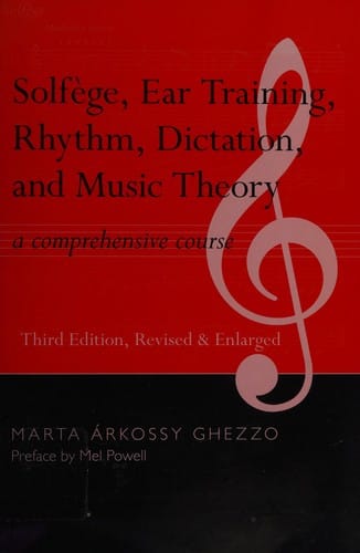 Solfege, ear training, rhythm, dictation, and music theory