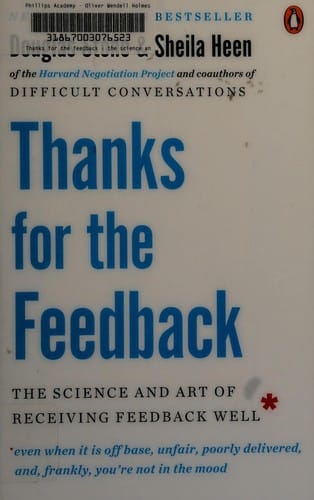 Thanks for the Feedback