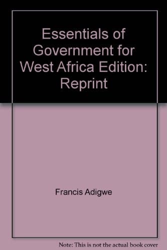 Essentials of government for West Africa
