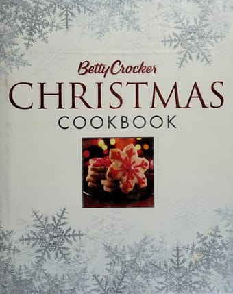 Betty Crocker Christmas cookbook