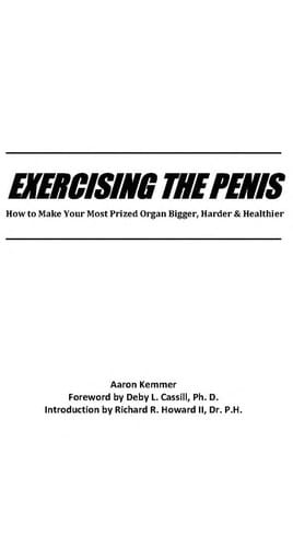 Exercising the penis