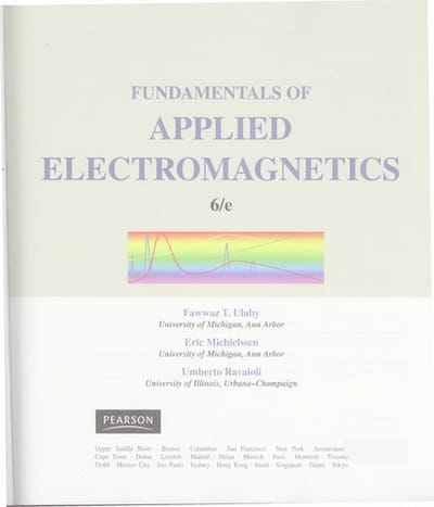 Fundamentals of applied electromagnetics