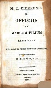 De officiis ad Marcum filium libri tres.