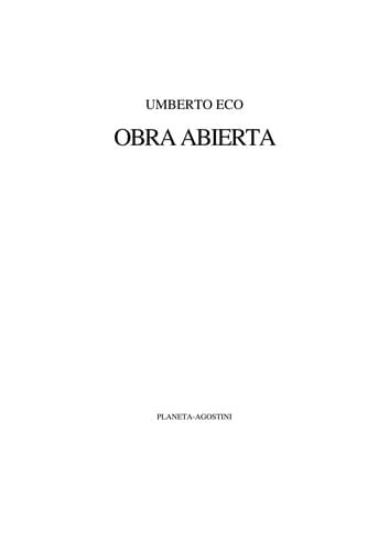 Obra abierta