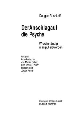 Der Anschlag auf die Psyche