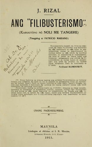 Ang "Filibusterismo"