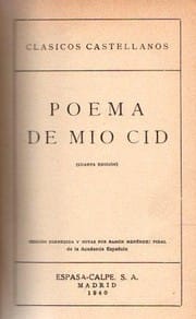 Poema de Mio Cid