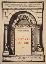 Il cantare del Cid