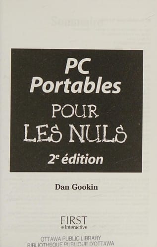 PC portables pour les nuls