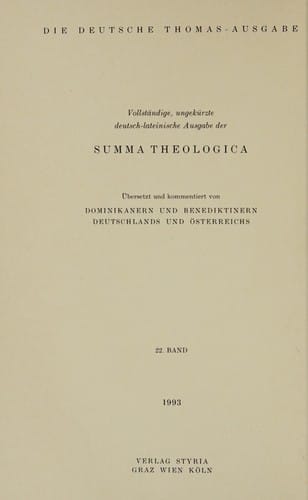 Die deutsche Thomas-ausgabe.