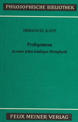 Prolegomena