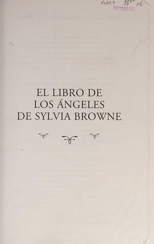 El Libro de los ángeles de Sylvia Browne