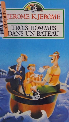 Trois hommes dans un bateau.