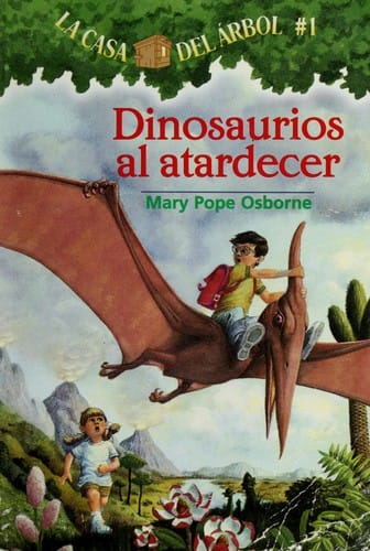 Dinosaurios al atardecer