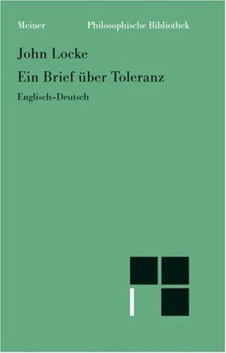 Ein Brief über Toleranz.