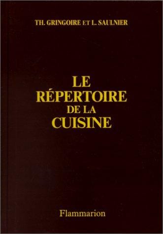 Le répertoire de la cuisine