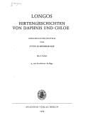 Hirtengeschichten von Daphnis und Chloe