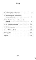 Einführung in die Literaturtheorie